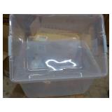 4 Plastic 72 qt Storage Tubs- no co...