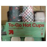 6 pkgs 8 Sets per Pkg To-Go-Hot Cup...