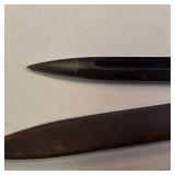 Vintage Bayonet  FN FAL Type C, matching scabbard