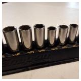 Snap-on 206FSUMA 6-piece 3/8-inch drive metric 6-point flank drive shallow socket set