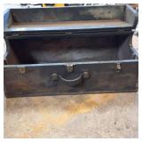 Vintage Wards Powr-Kraft Metal Tool Box