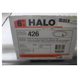 6" Halo White Trim Ring