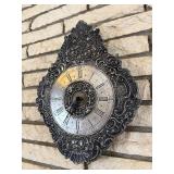 EHNT HOLLAND ZINN Pewter Wall Clock - Vintage
