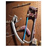 Assorted Paint Brushes and Hand Tools
