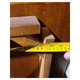 Vintage Wooden Dining Table with Four Removable Legs- disassembled