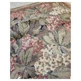 Brown Art Design Tapestry Wall Hanging - Floral Hydrangea Pattern, 32 in Wide