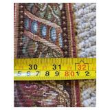 Brown Art Design Tapestry Wall Hanging - Floral Hydrangea Pattern, 32 in Wide