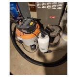 Ridgid Wet/Dry Shop Vacuum - Orange Top, Gray Canister
