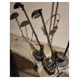 3 Lamps - Adjustable Heads, Black Finish