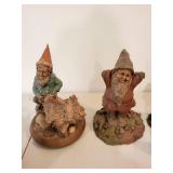 Miles Garden Gnomes Assortment - Vintage Hand-Painted Figurines
