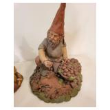 Franklin Mint Gnome Figurines - Garden Statues Set of 4 (1983)