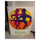 Copenhagen Ballet Theatre Poster - 1965 Det Ny Teater Production Artwork