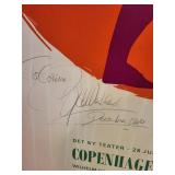 Copenhagen Ballet Theatre Poster - 1965 Det Ny Teater Production Artwork