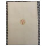 Shiro Kasamatsu Akamon Japanese Woodblock Print 1957 University Tokyo