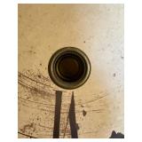 Large Cafe des Marguerites Roman Numeral Wall Clock 23in Distressed