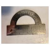 Vintage Mondamin Hamburg Tin w White Lace Trim Sewing Lot