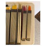 Vintage FAROY Taper Candles Mixed Color Lot in Boxes 18in & 12.25in