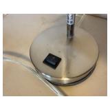 Brushed Metal Gooseneck Desk Lamp Modern Accent Light 11in Used