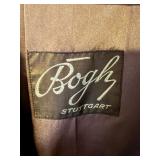 Vintage Bogh Stuttgart Brown Fur Coat Full Length Women