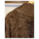 Vintage Bogh Stuttgart Brown Fur Coat Full Length Women