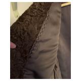 Vintage Bogh Stuttgart Brown Fur Coat Full Length Women