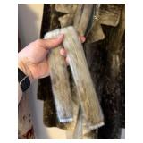 Bogh Stuttgart Vintage Real Fur Coat Mottled Brown Gray Repair
