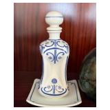 Lufthansa Porcelain Decanter & Asian Teapots Dish Decor Lot