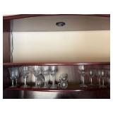 Assorted Stemware Glass Lot w/ Krone Tasting Glasses & Crystal