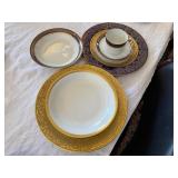 Vintage Limoges France Porcelain Plates Bowl Cup Saucer 6 Pc Lot