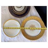 Vintage Limoges France Porcelain Plates Bowl Cup Saucer 6 Pc Lot