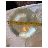 Mixed Vintage Clear Glass Serveware Lot Pitcher Bowls Basket 14+ Pcs