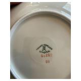Johann Haviland Bavaria Fruit Bowls Cobalt Gold Rim Set of 5 (4 shown)