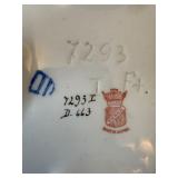 Austrian Porcelain Covered Jar Vienna Mark Cobalt Gold Decor Chip