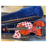 Student Violin Outfit w Bow Case Shoulder Rest & Kratt Master Key