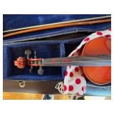 Student Violin Outfit w Bow Case Shoulder Rest & Kratt Master Key