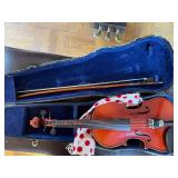 Student Violin Outfit w Bow Case Shoulder Rest & Kratt Master Key