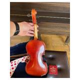 Student Violin Outfit w Bow Case Shoulder Rest & Kratt Master Key