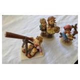 Goebel W. Germany Porcelain Figurines Lot of 3 incl. Star Gazer