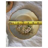 Limoges Hand Painted Porcelain Cup Saucer Bowl Lot 5 Pc Floral