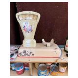 Vintage German Folk Art Toy Grocery Store w Drawers & Accessories and Storage Trunk