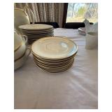 Vintage Eschenbach Roswitha Made in Germany-US-Zone Ivory Porcelain Tea Coffee Set Gold Trim Partial Service