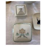 Mixed Limoges France Porcelain Trinket Box Dish Cup Lot 7 Pc
