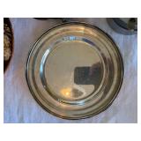 Vintage Silverplate Decor Lot Quail Shakers Inox Jar Tray Trivet