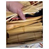 Vintage Straw Ornament Making Supply Lot German Craft Materials Book