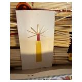 Vintage Straw Ornament Making Supply Lot German Craft Materials Book