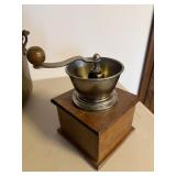 Antique Brass Copper Wash Tub & Oval Bed Warmer 2 Pc Primitive Lot