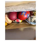 Mixed Hand Decorated Easter Egg Lot Folk Art Pysanky Style Ornaments