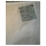 Vintage Damask Linen Tablecloth Lot White Ivory Table Linens 6 Pc