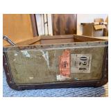 Vintage Hard Shell Suitcase w/ Norddeutscher Lloyd Bremen Label