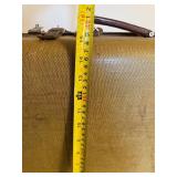 Vintage Hard Shell Suitcase w/ Norddeutscher Lloyd Bremen Label